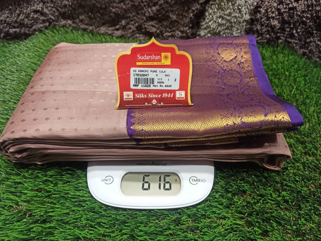 Pure Kanchipuram Silk Saree.