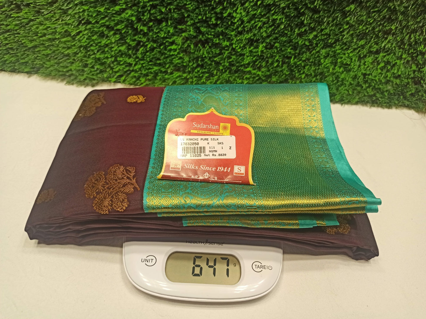 Pure Kanchipuram Silk Saree.
