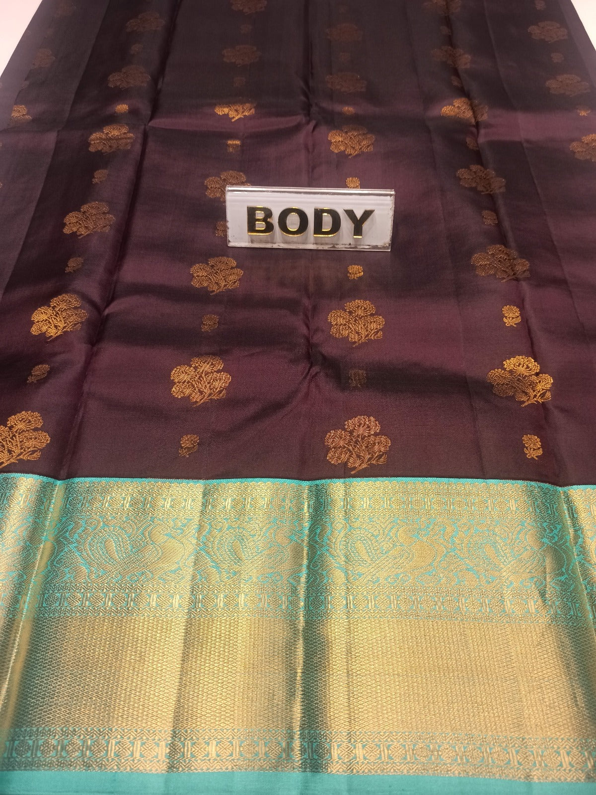 Pure Kanchipuram Silk Saree.