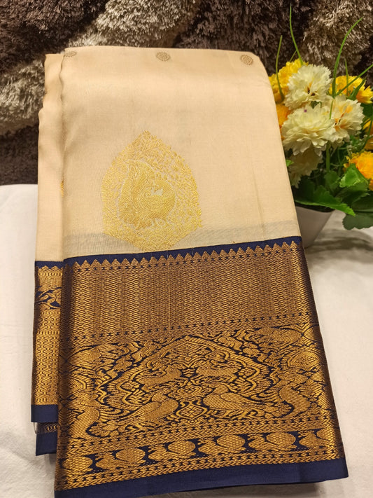 Pure Kanchipuram Silk Saree.