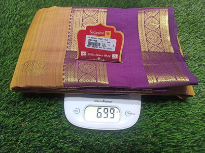 Pure Kanchipuram Silk Saree.