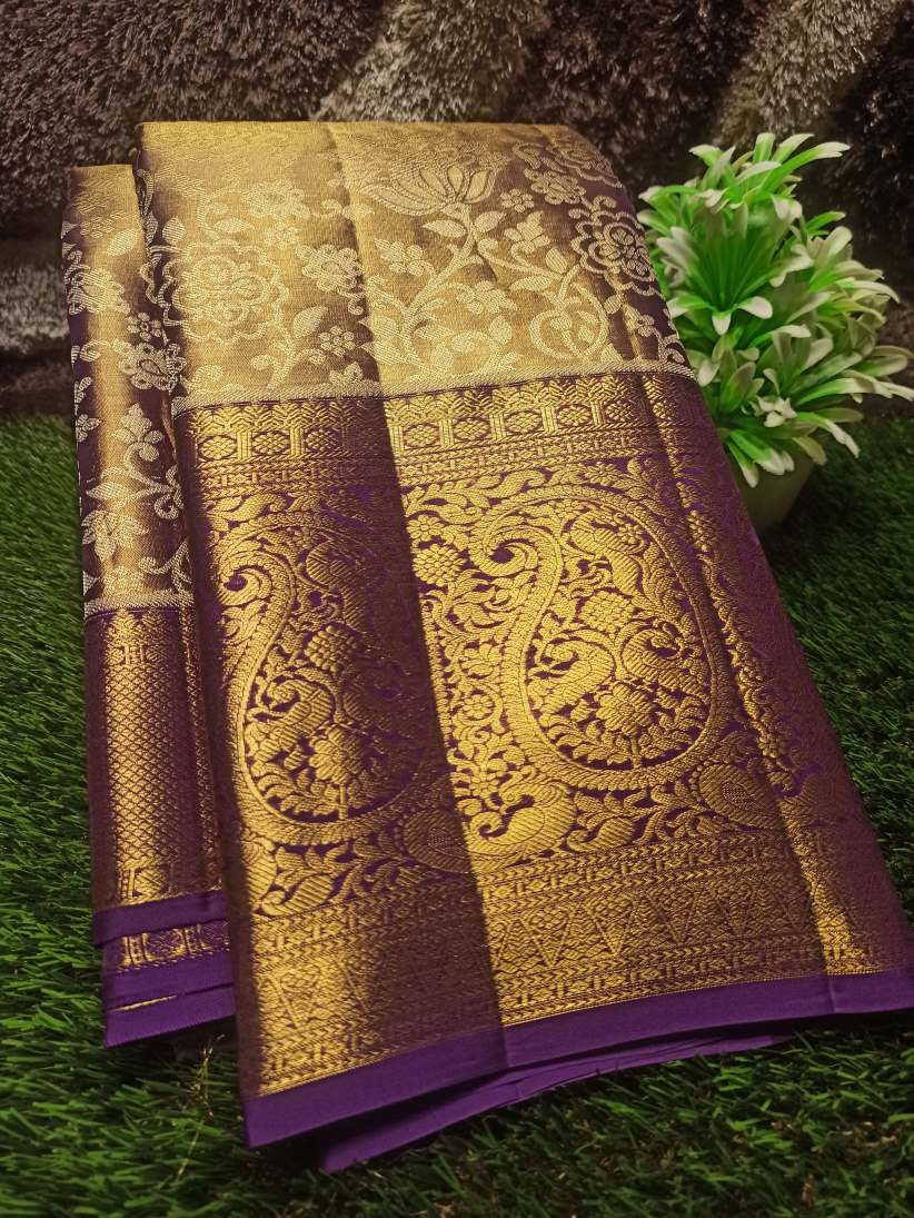 Pure Kanchipuram Silk Saree.