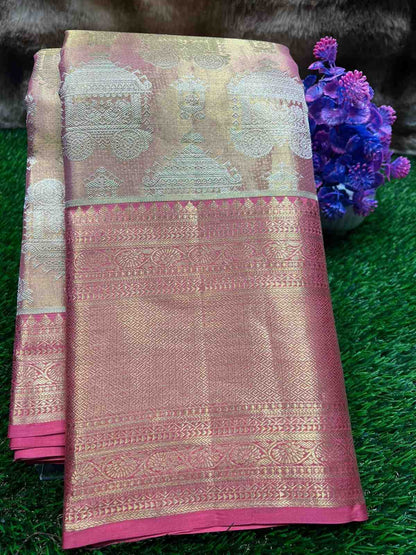 Pure Kanchipuram Silk Saree.