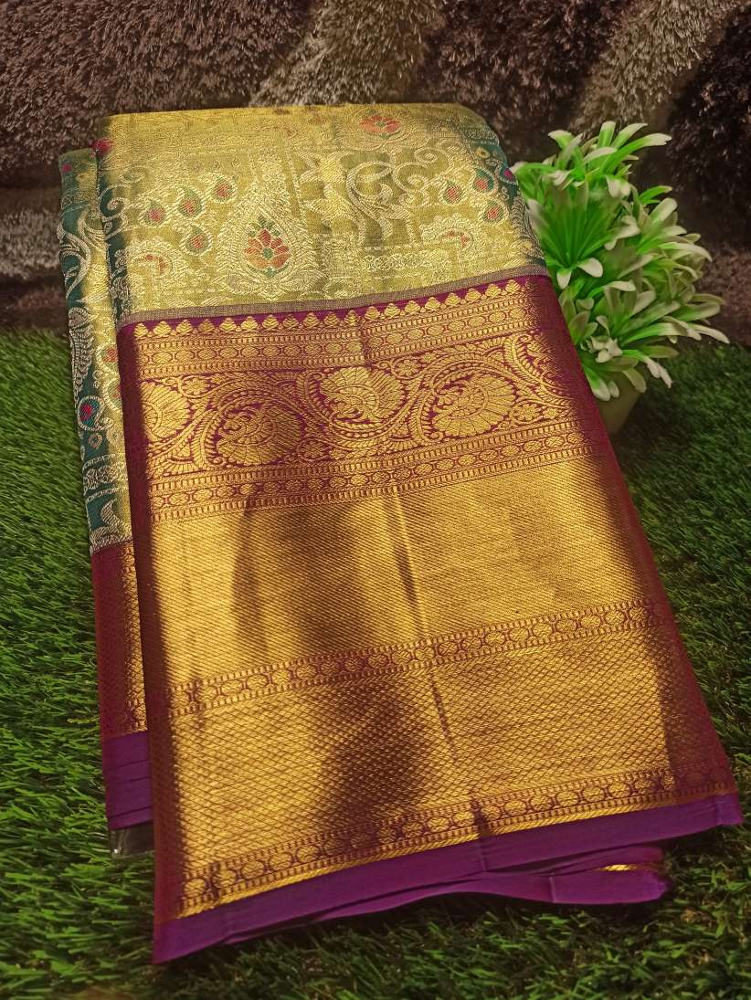 Pure Kanchipuram Silk Saree.