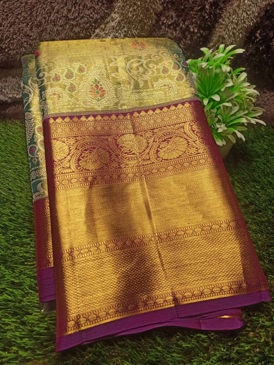 Pure Kanchipuram Silk Saree.