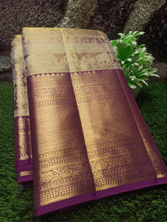 Pure Kanchipuram Silk Saree.