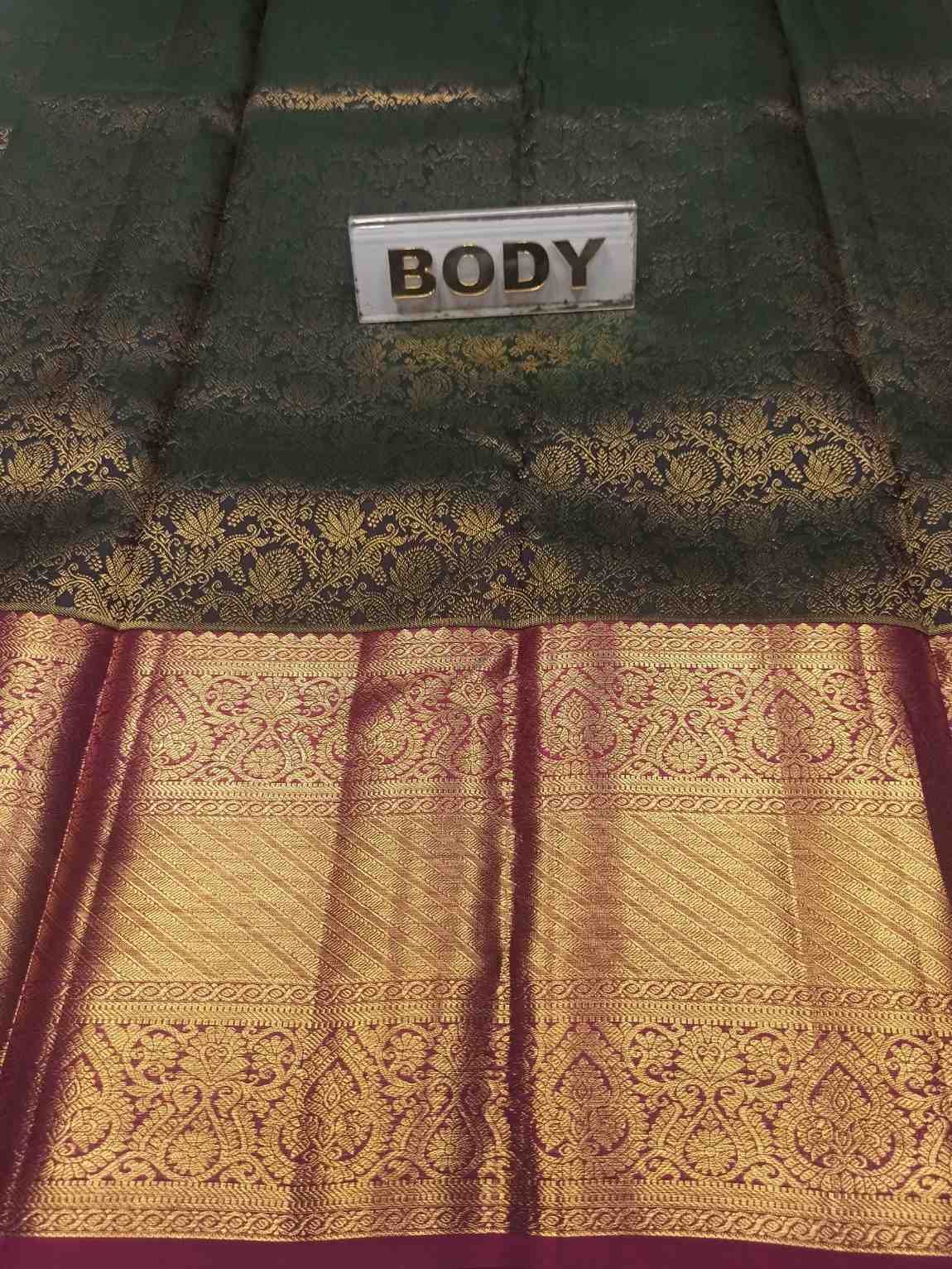 Pure Kanchipuram Silk Saree.