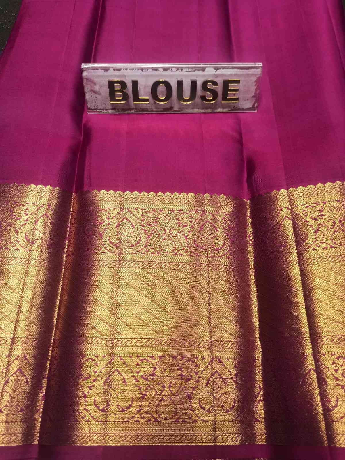 Pure Kanchipuram Silk Saree.