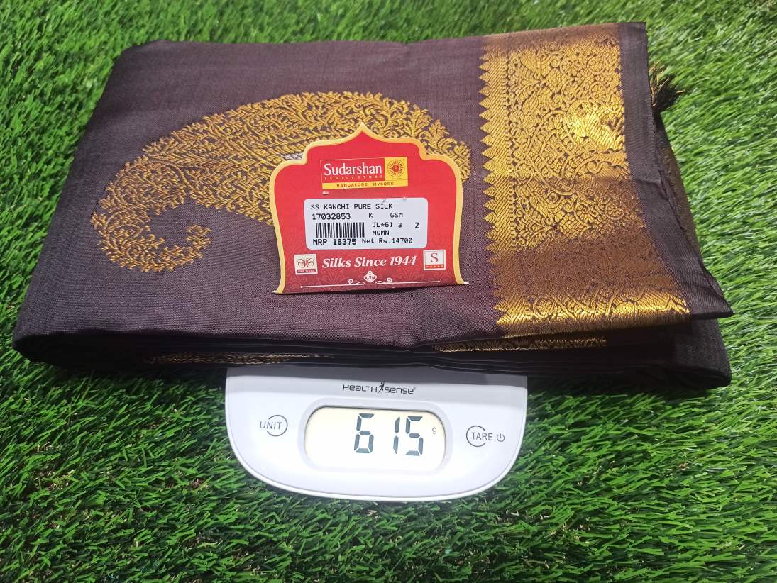 Pure Kanchipuram Silk Saree.