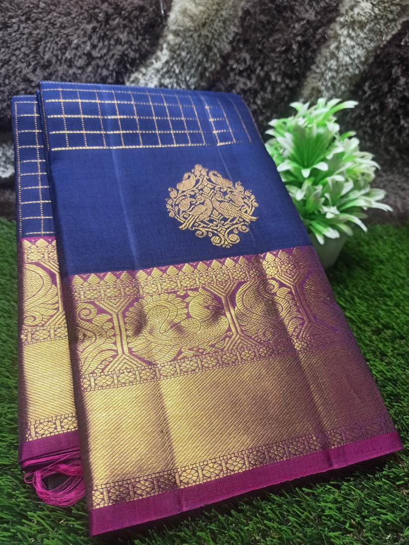 Pure Kanchipuram Silk Saree.