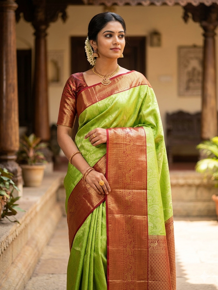 Pure Kanchipuram Silk Saree
