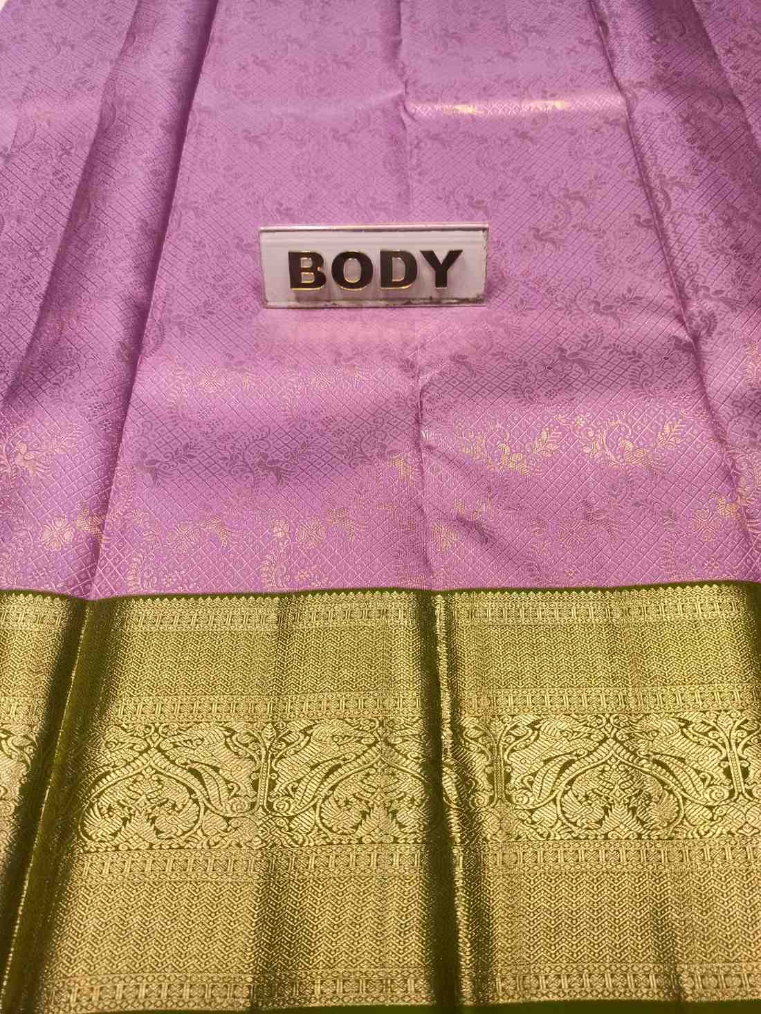 Pure Kanchipuram Silk Saree.