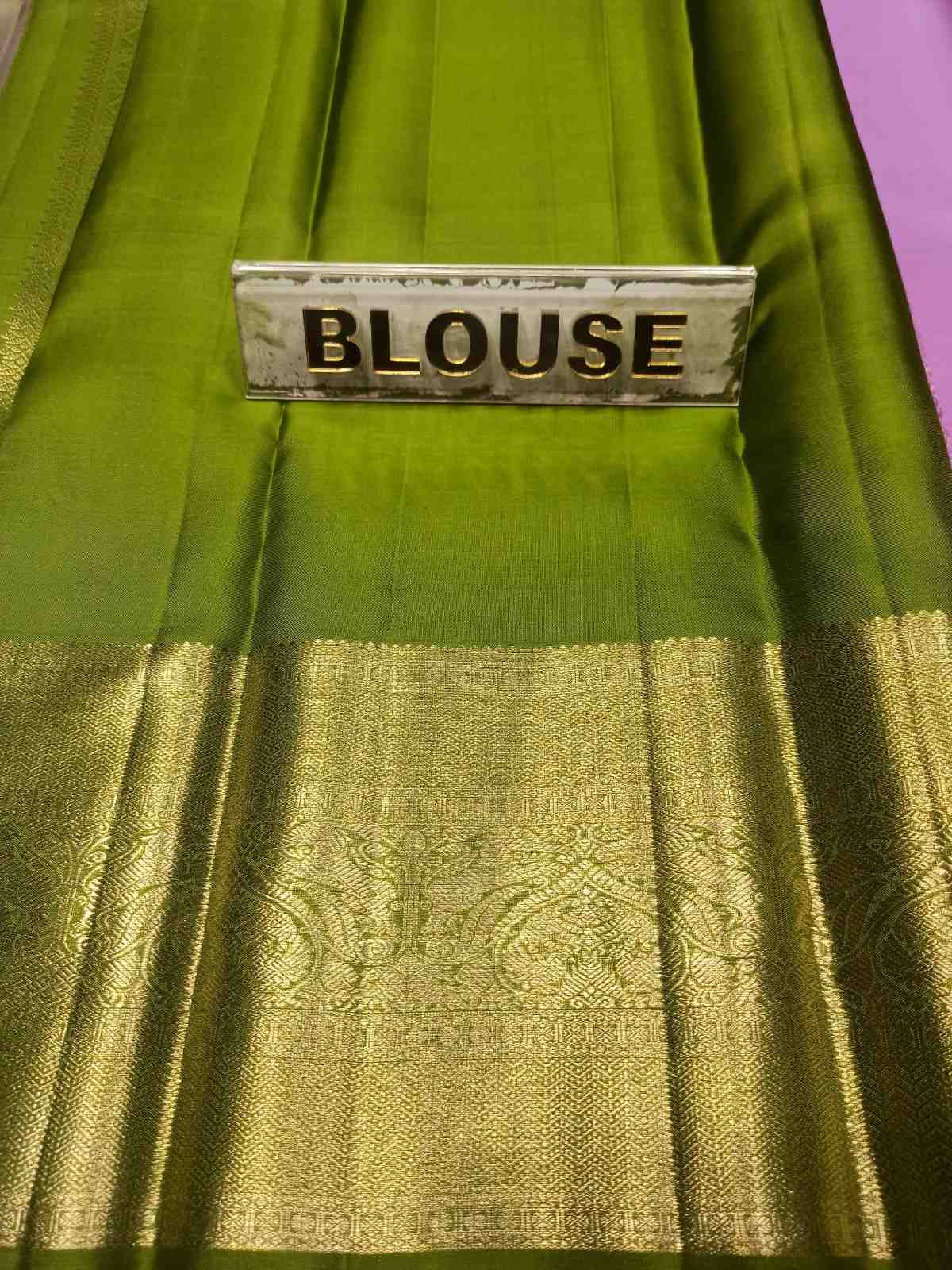 Pure Kanchipuram Silk Saree.