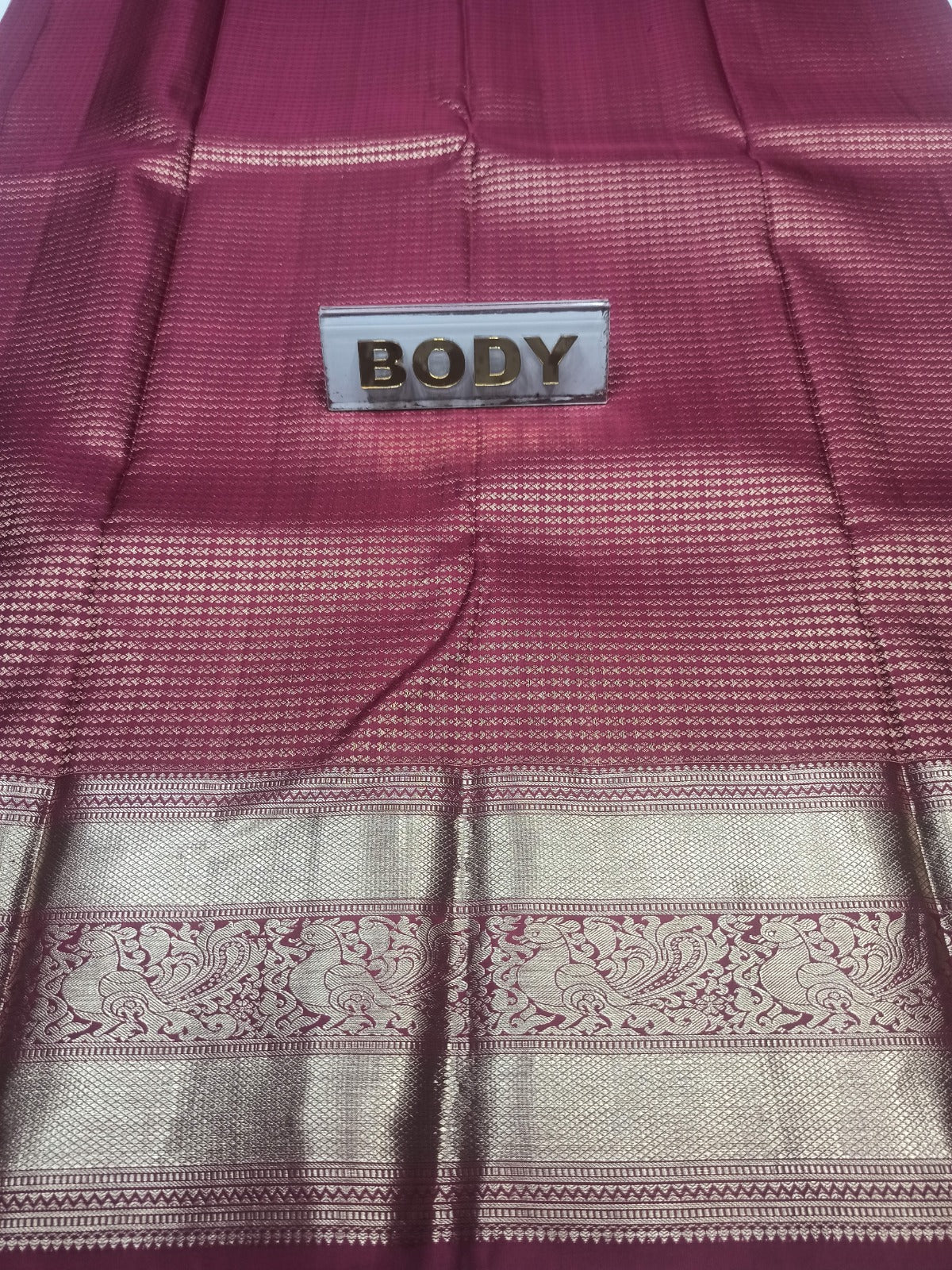 Pure Kanchipuram Silk Saree.