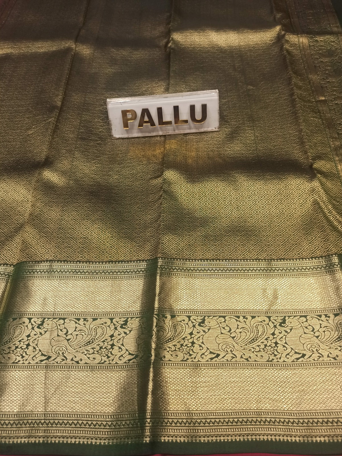 Pure Kanchipuram Silk Saree.