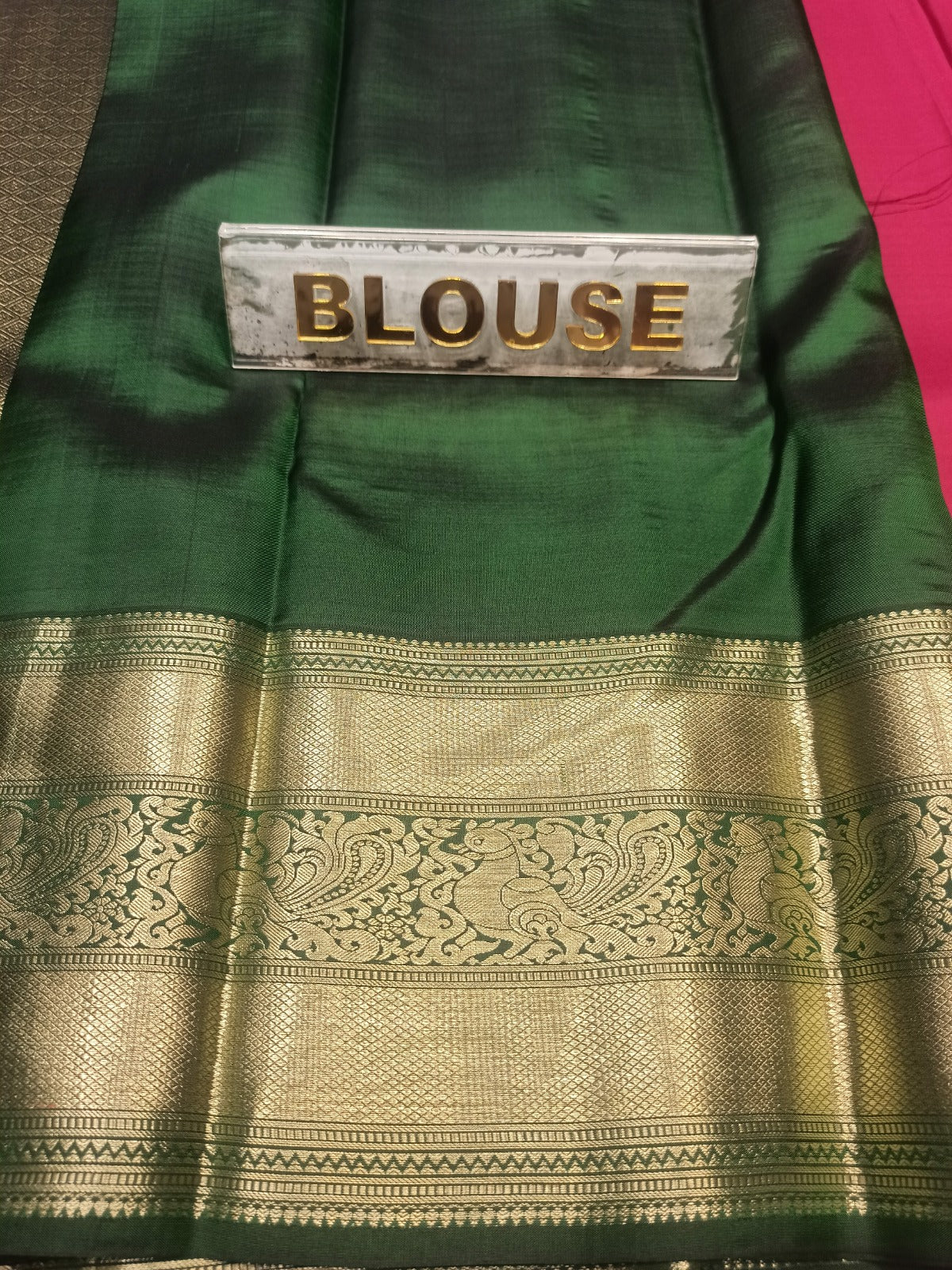Pure Kanchipuram Silk Saree.