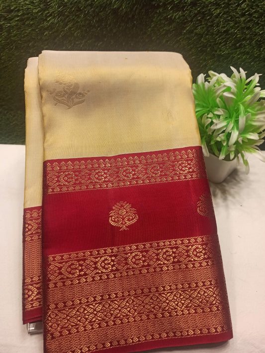 Pure Kanchipuram Silk Saree.