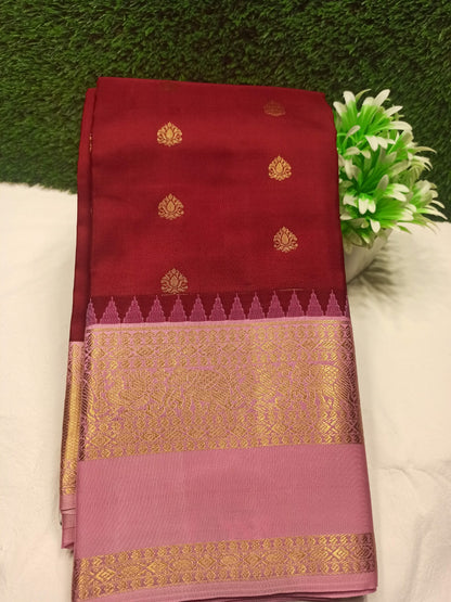 Pure Kanchipuram Silk Saree.