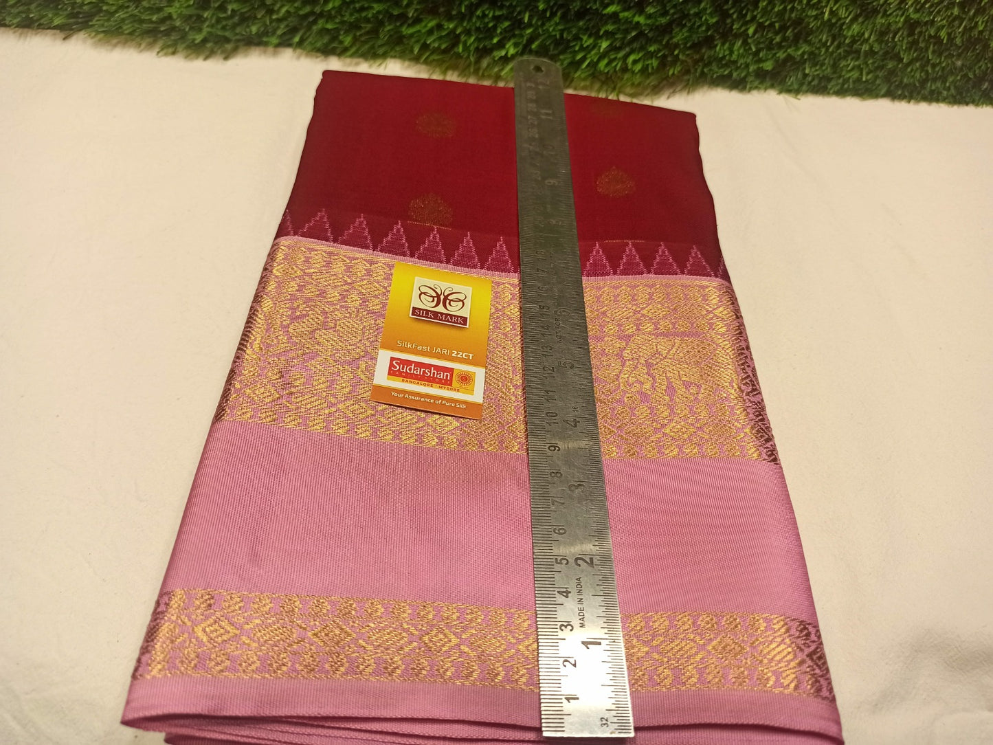 Pure Kanchipuram Silk Saree.