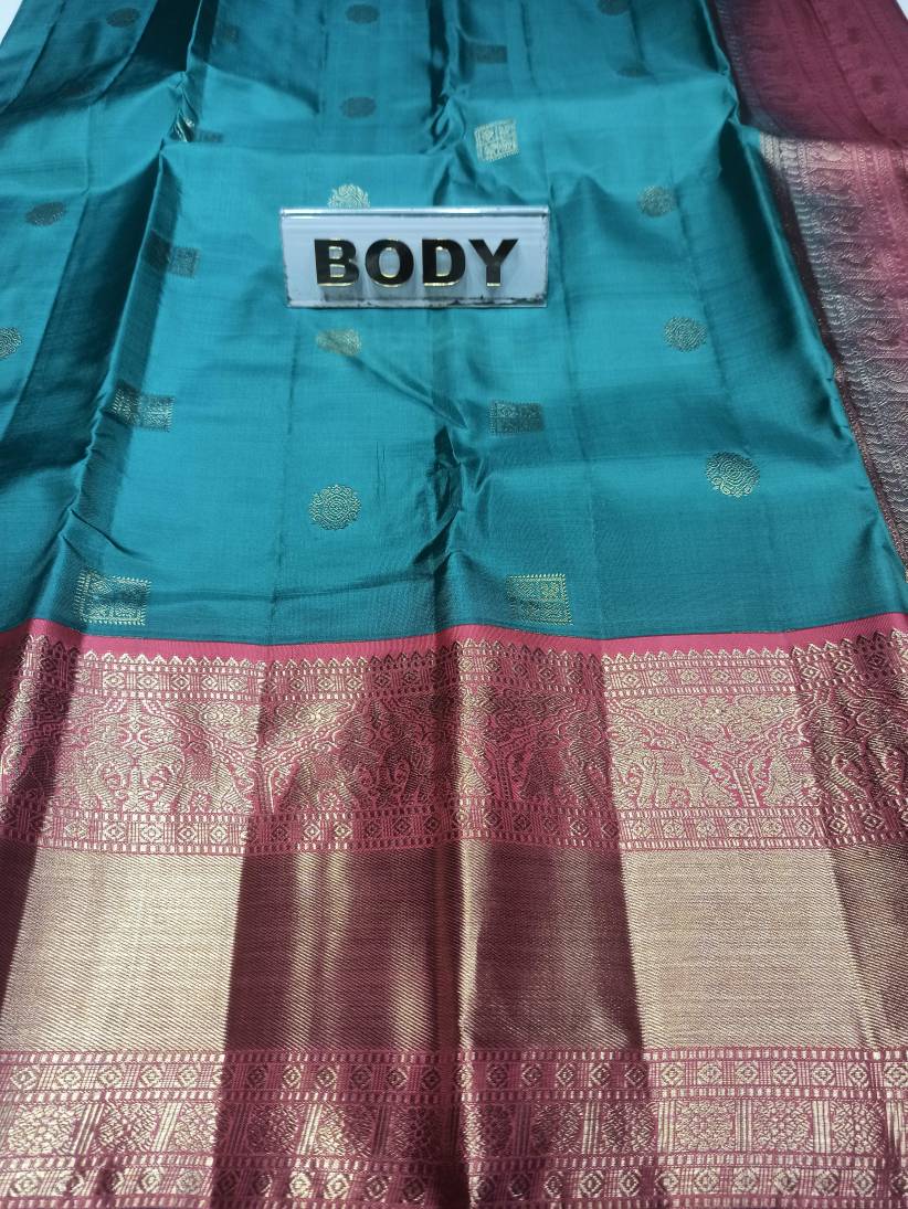 Pure Kanchipuram Silk Saree.