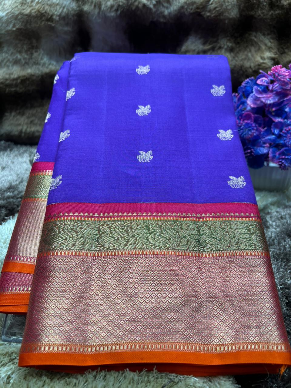 Pure Kanchipuram Silk Saree.