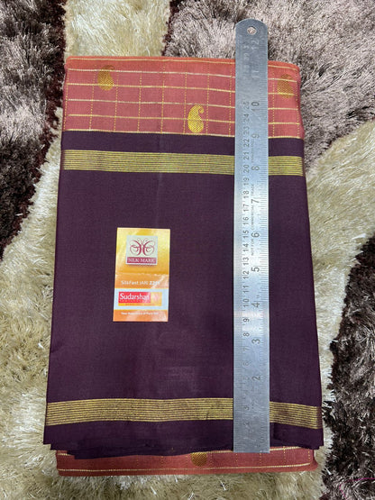 Pure Kanchipuram Silk Saree.