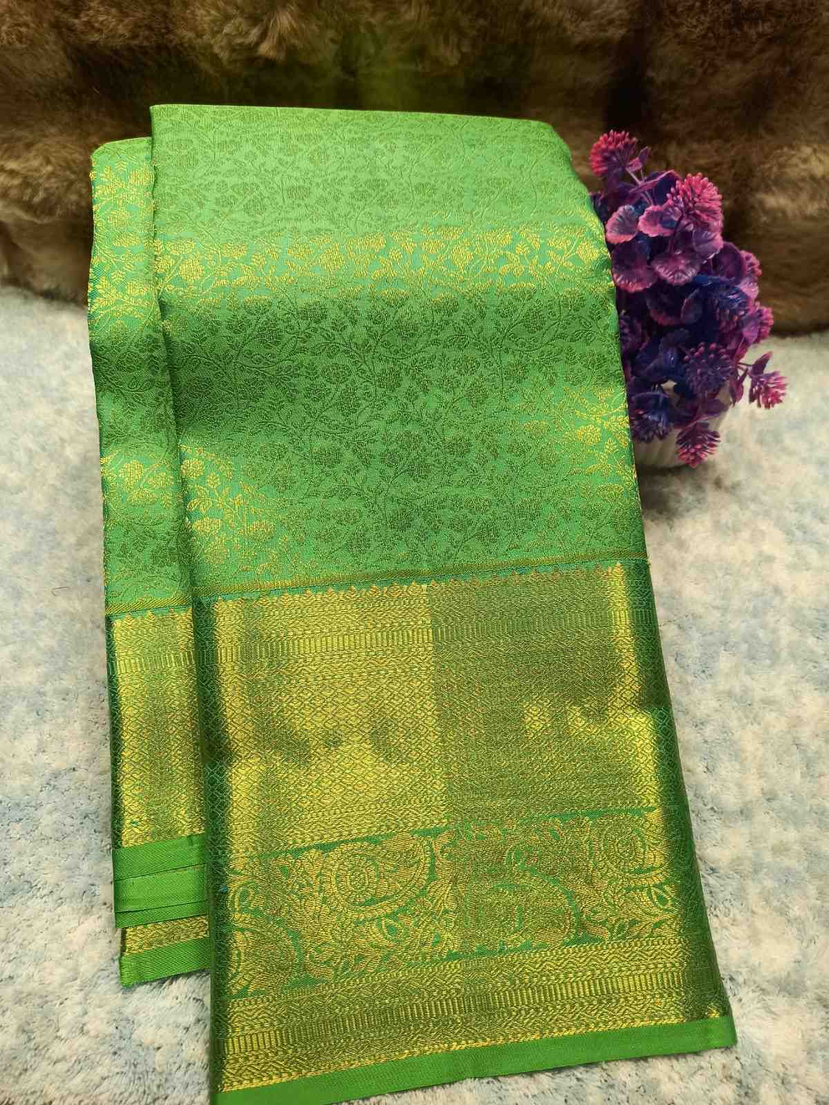 Pure Kanchipuram Silk Saree.