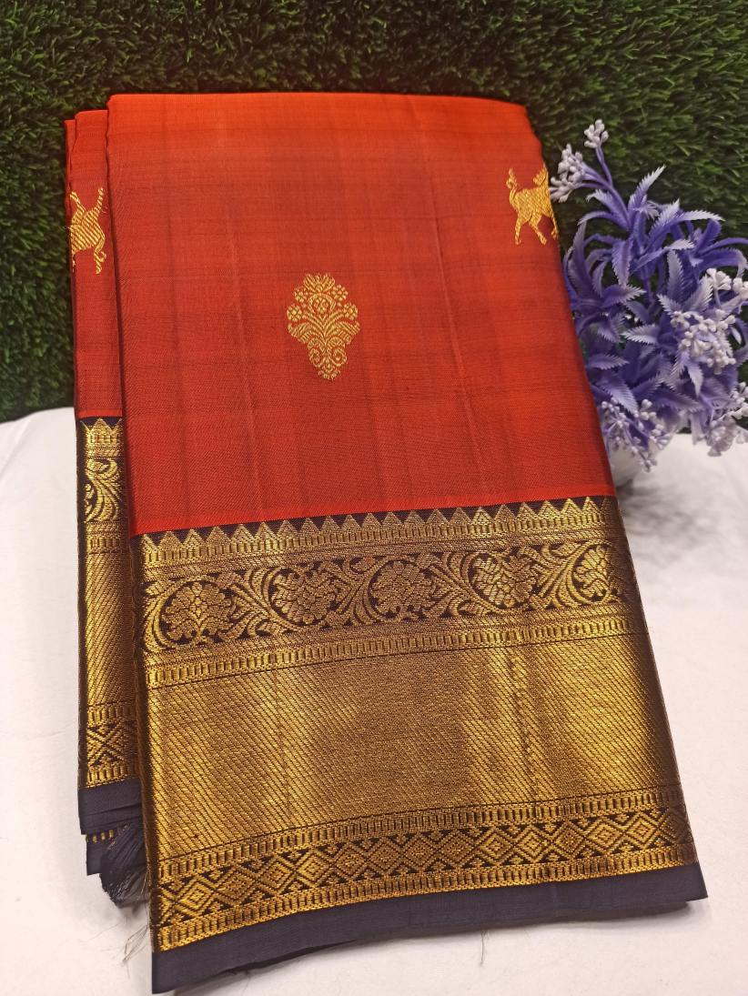 Pure Kanchipuram Silk Saree.