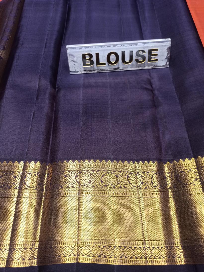 Pure Kanchipuram Silk Saree.