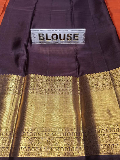Pure Kanchipuram Silk Saree.