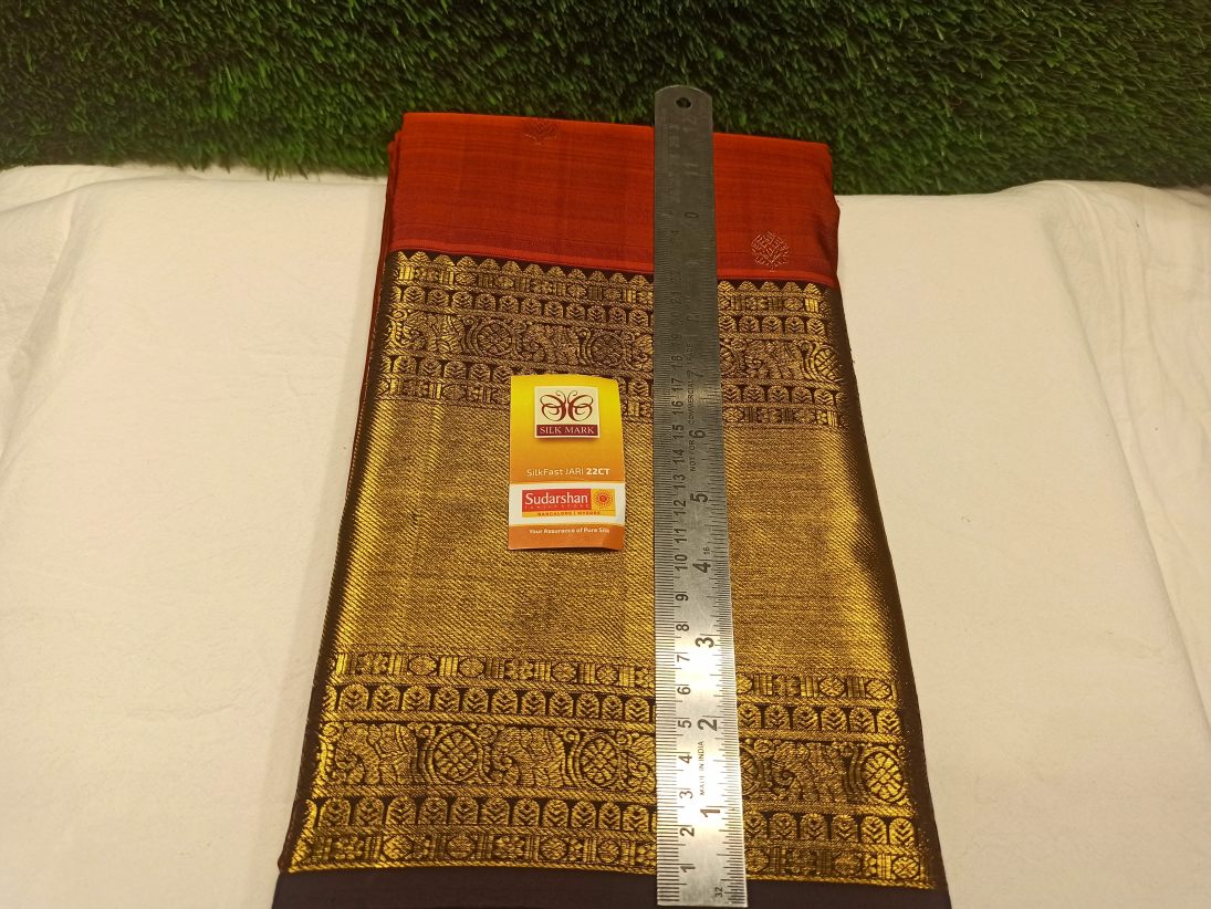 Pure Kanchipuram Silk Saree.