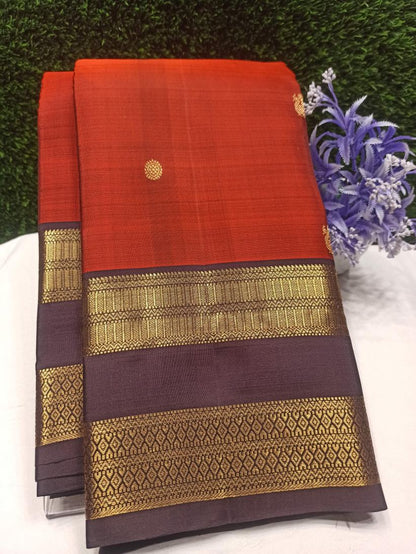 Pure Kanchipuram Silk Saree.