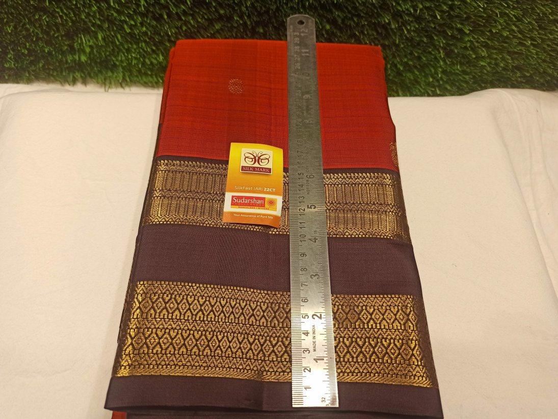 Pure Kanchipuram Silk Saree.