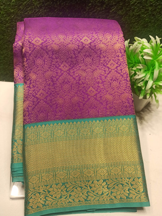 Pure Kanchipuram Silk Saree.