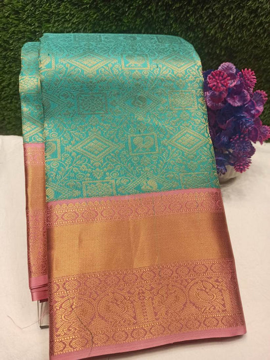Pure Kanchipuram Silk Saree.