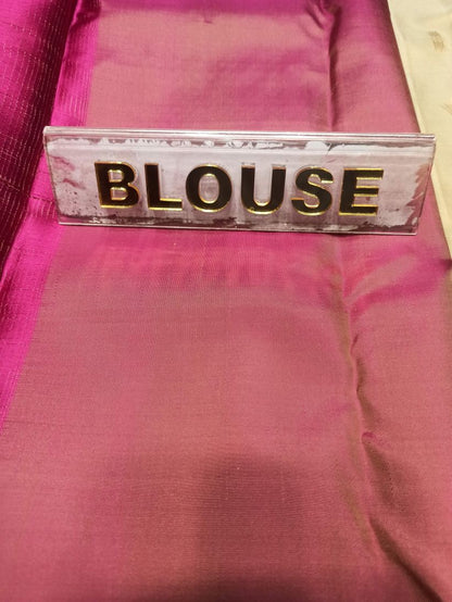 Pure Kanchipuram Silk Saree.