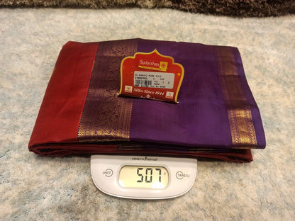 Pure Kanchipuram Silk Saree.