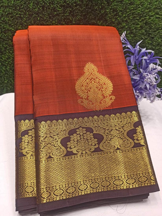 Pure Kanchipuram Silk Saree.