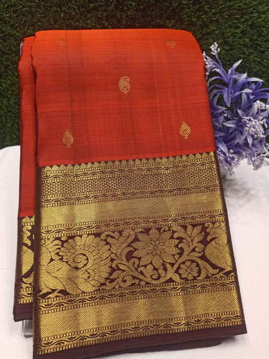 Pure Kanchipuram Silk Saree.