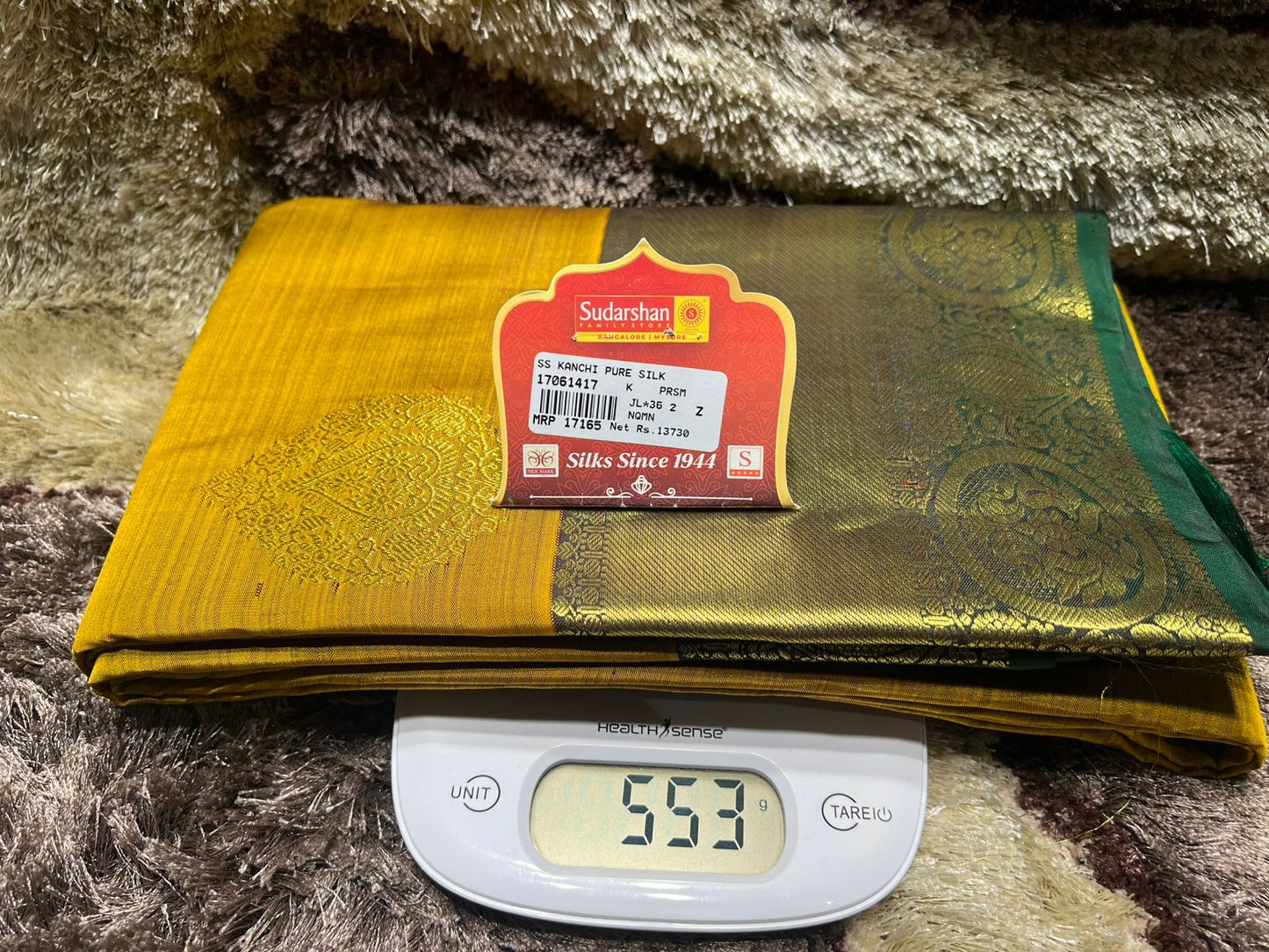 Pure Kanchipuram Silk Saree