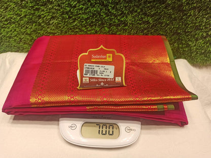 Pure Kanchipuram Silk Saree.