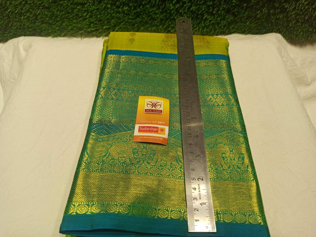 Pure Kanchipuram Silk Saree.