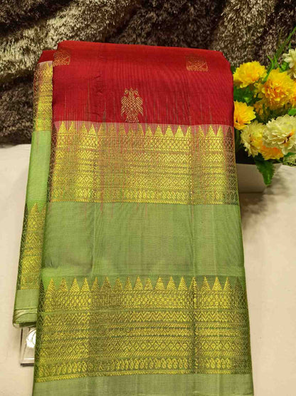 Pure Kanchipuram Silk Saree.