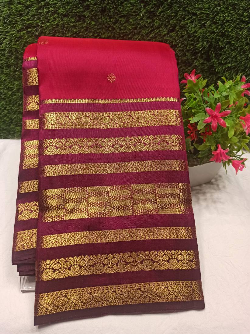 Pure Kanchipuram Silk Saree.