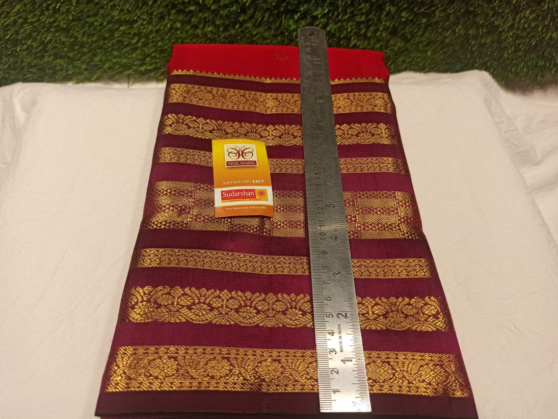 Pure Kanchipuram Silk Saree.