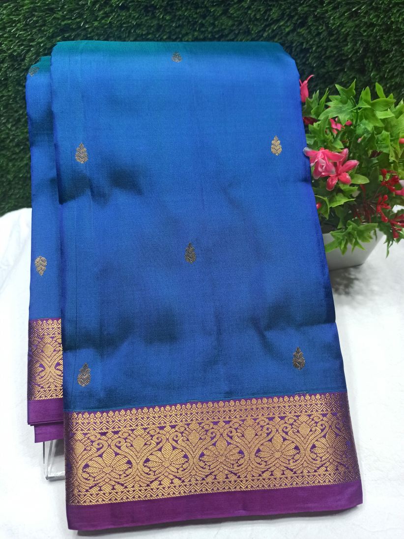 Pure Kanchipuram Silk Saree.