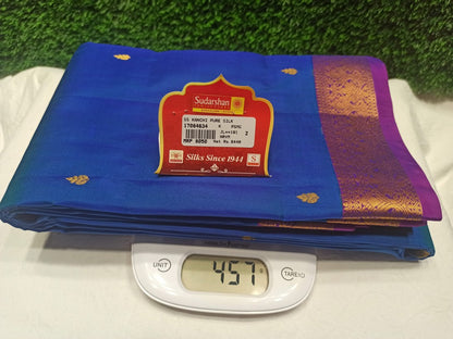 Pure Kanchipuram Silk Saree.