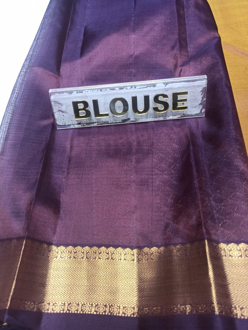 Pure Kanchipuram Silk Saree.