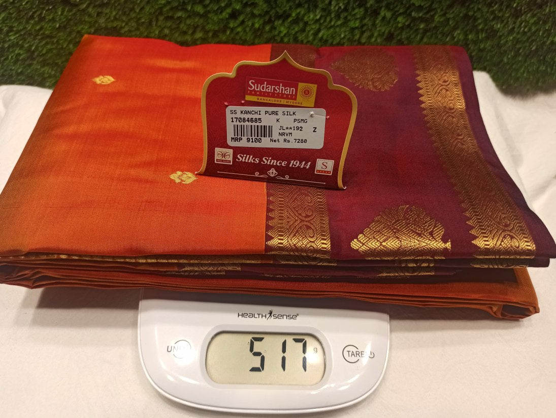Pure Kanchipuram Silk Saree.