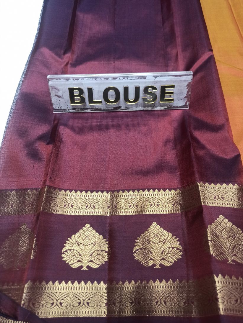 Pure Kanchipuram Silk Saree.